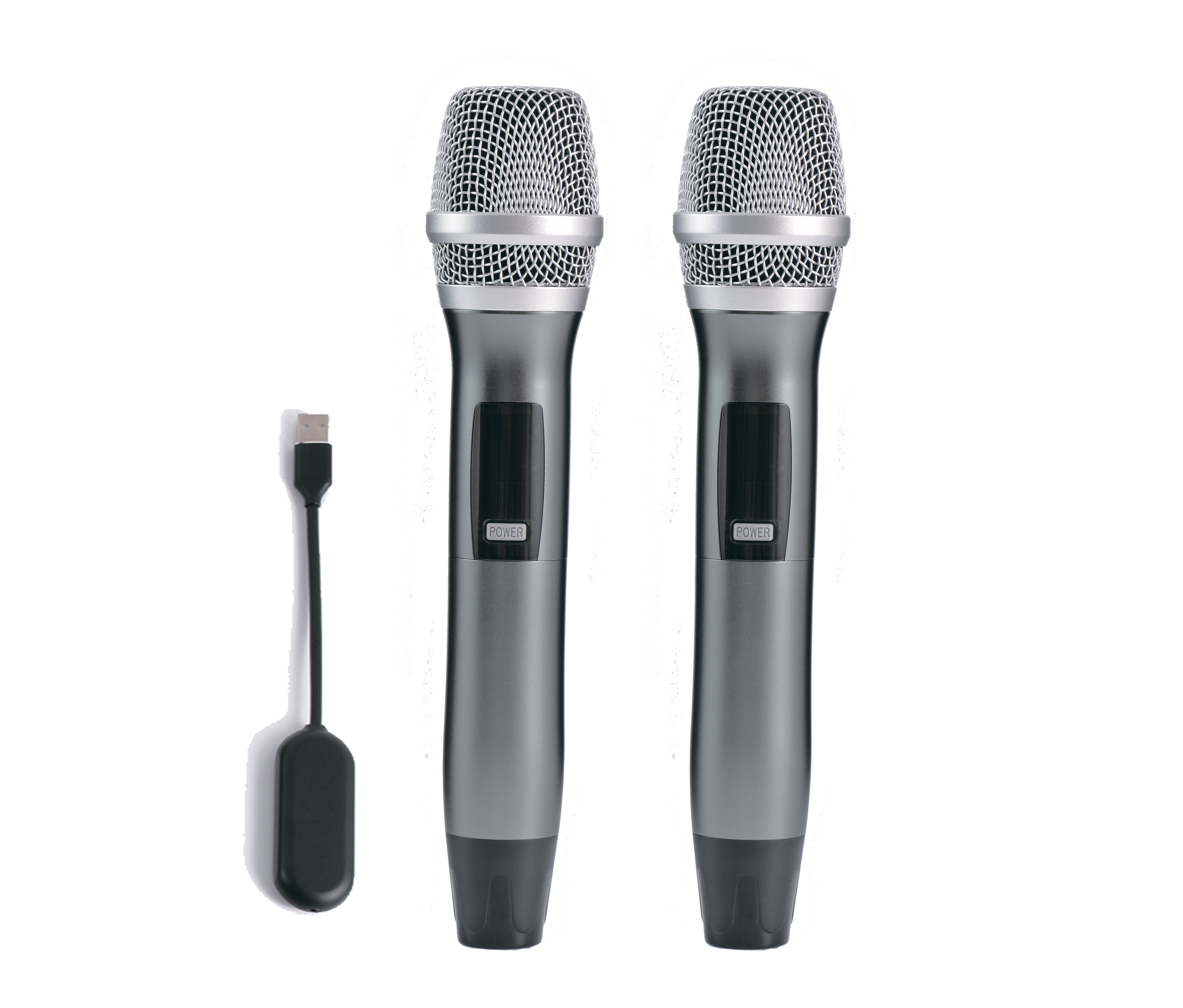 Wireless Handheld Microphone with USB Receiver | 100 Channels