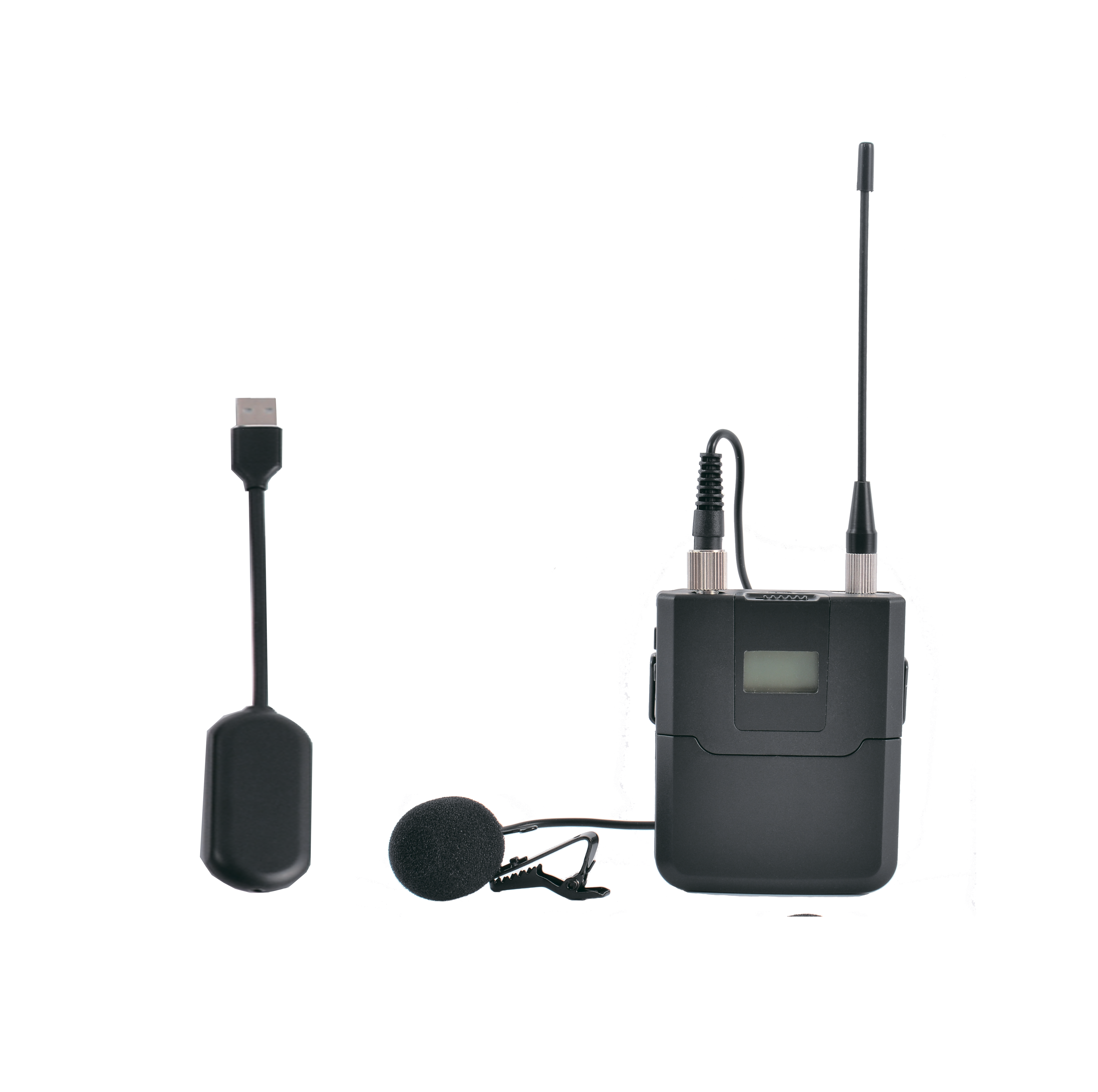 Xungu 1-to-1 Wireless Lavalier Microphone | 640-690MHz, USB