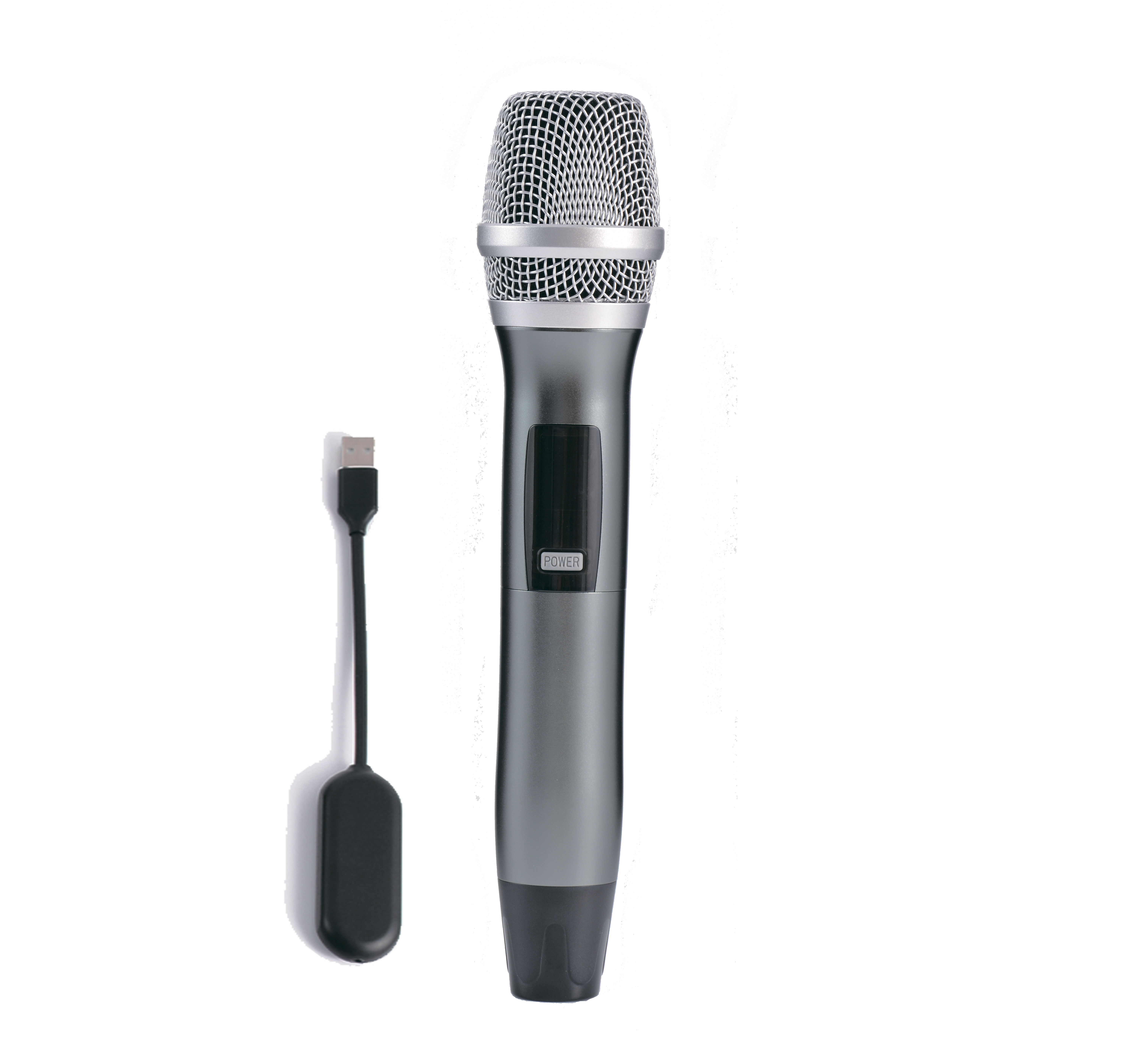 Handheld Wireless Microphone with USB Receiver | 100 Channels | OEM