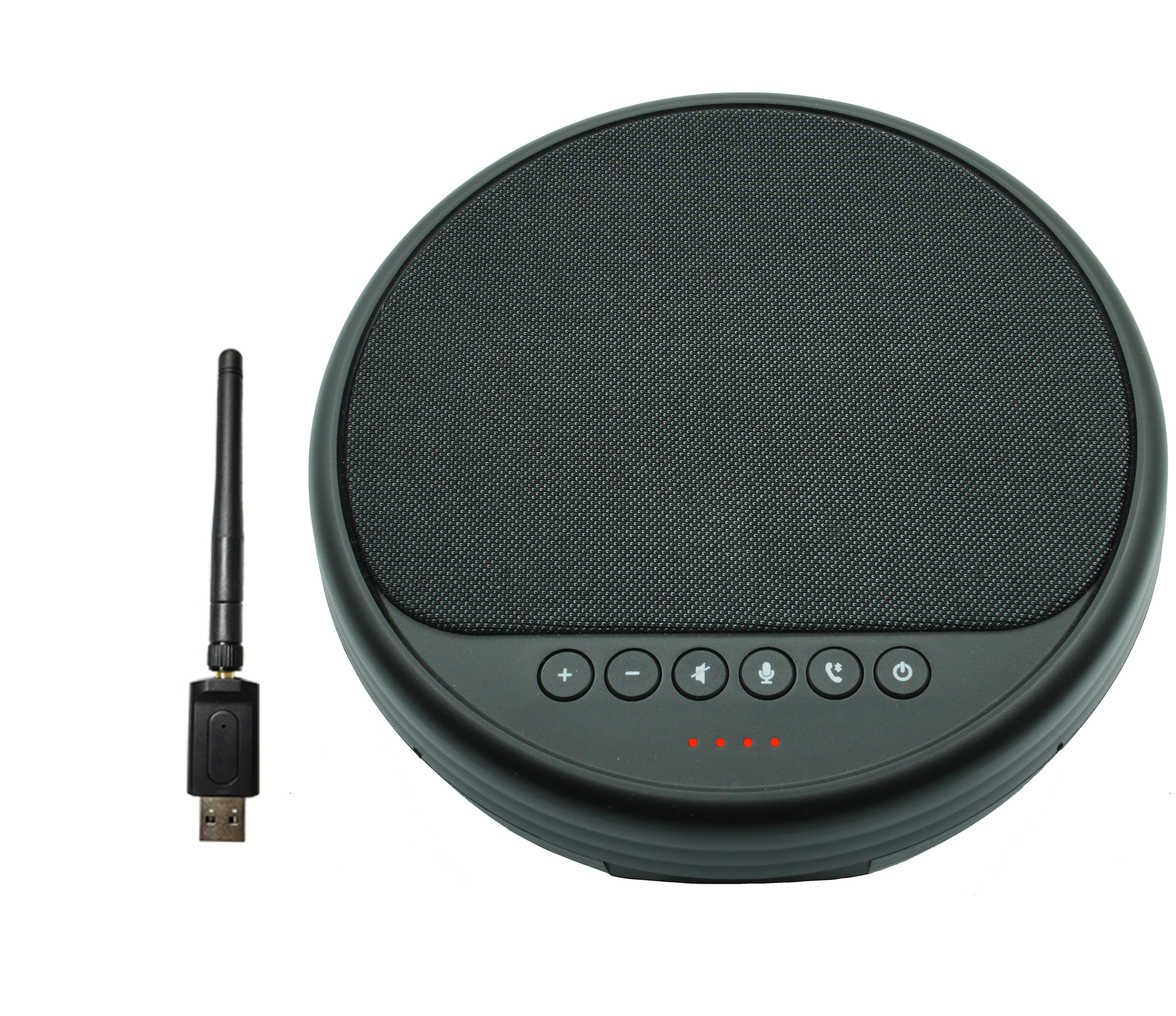 Omnidirectional Conference Speakerphone with 2.4G Wireless, USB, 5m Pickup